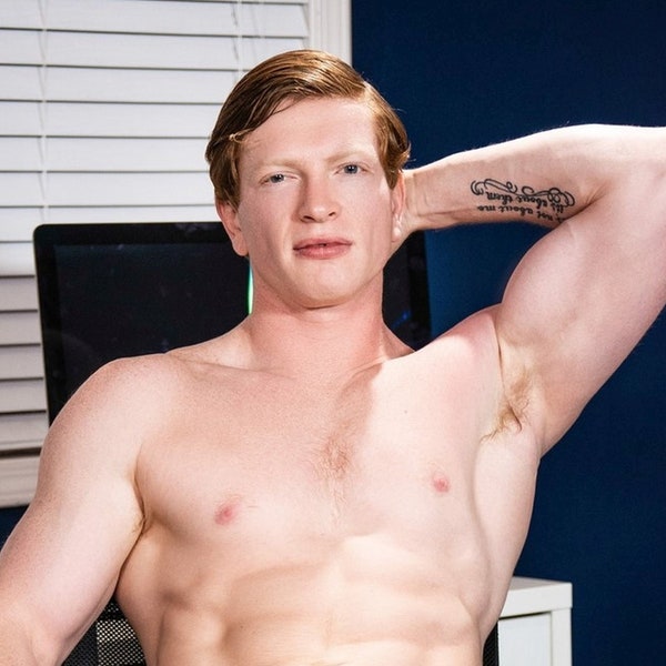 Matted NAKED GINGER Photograph (5x7) G343 - BeautifulRedhead Dude - Full Frontal - Nude - Nudist - Gay Male Interest