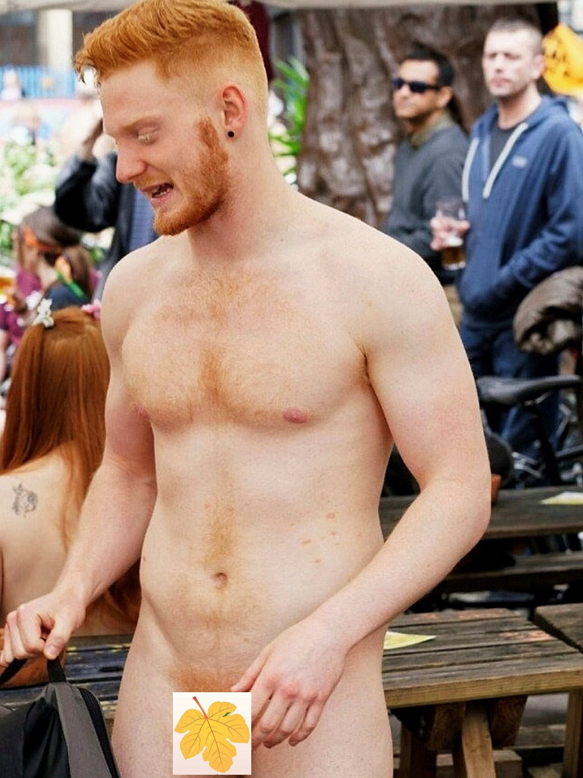 Naked male gingers