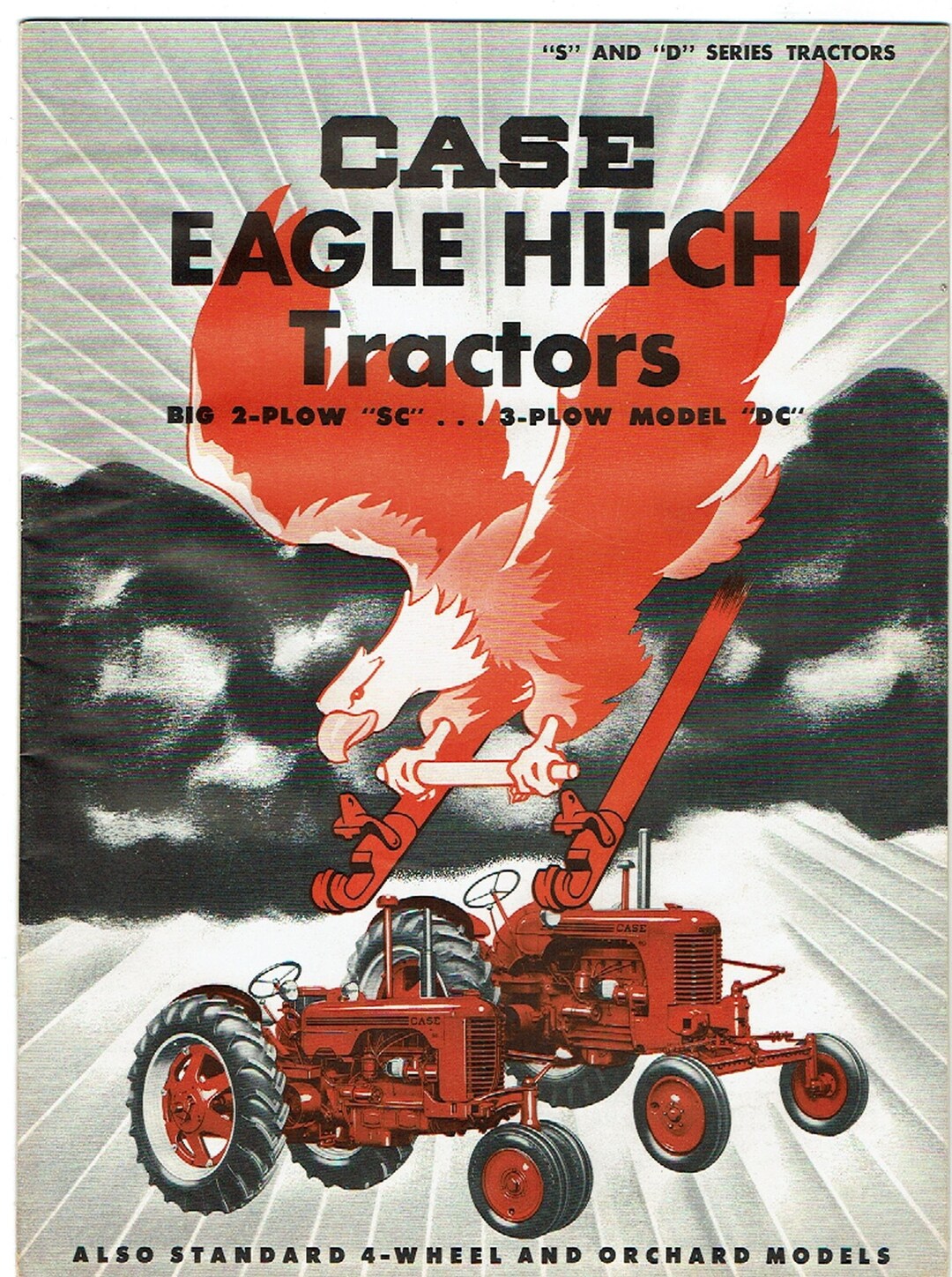Ca. 1953 Orig. CASE EAGLE HITCH Farm Tractor Series D/S Dealer Etsy