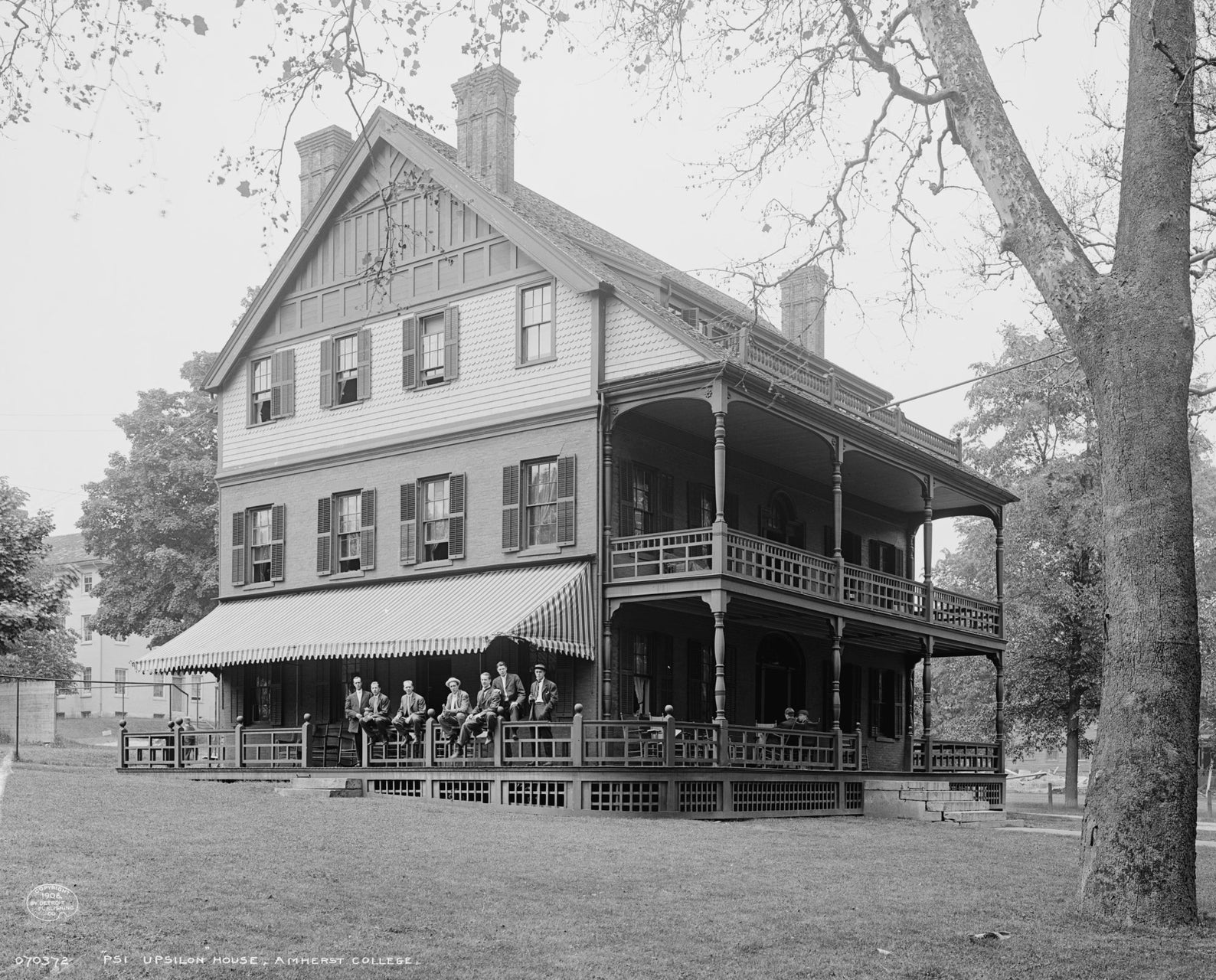 Matted Photograph 8x10 C.1908 Amherst Massachusetts Etsy