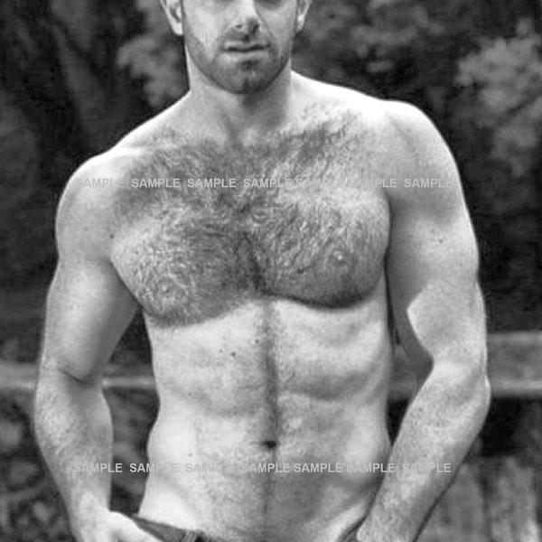 Hairy Hung Men - Etsy UK