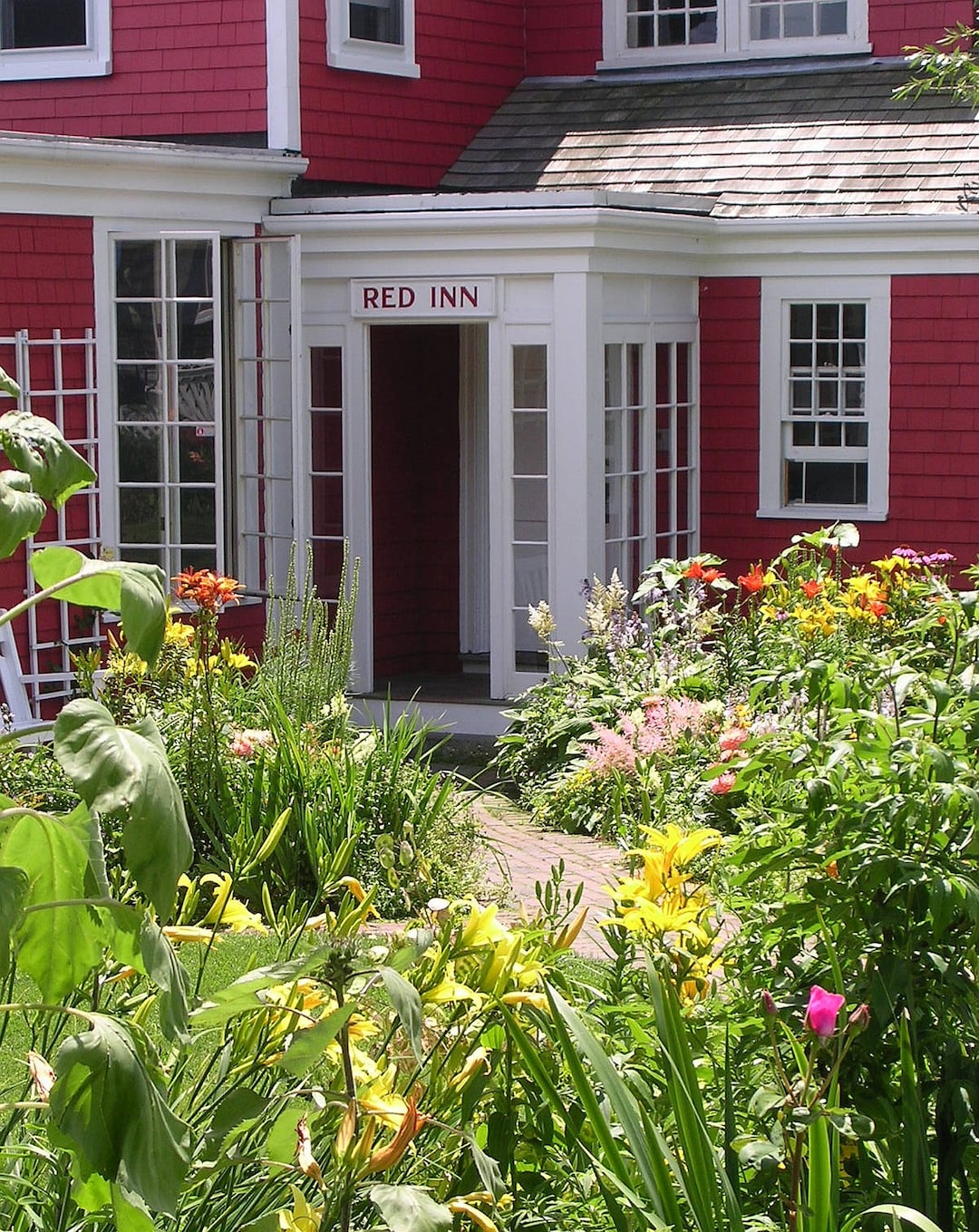 The RED INN Garden PROVINCETOWN Limited Edition Matted - Etsy