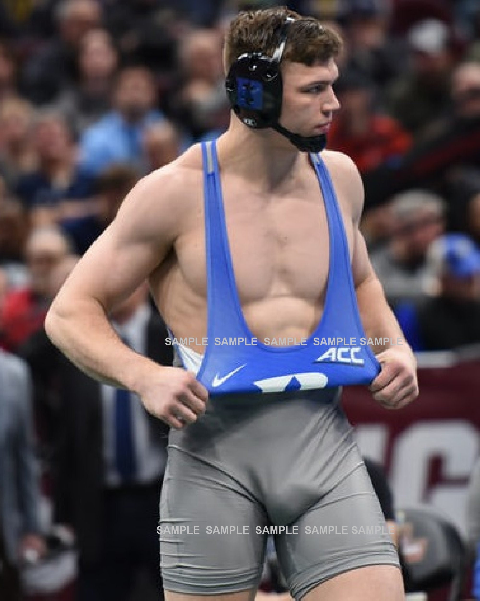Wrestlers with bulge