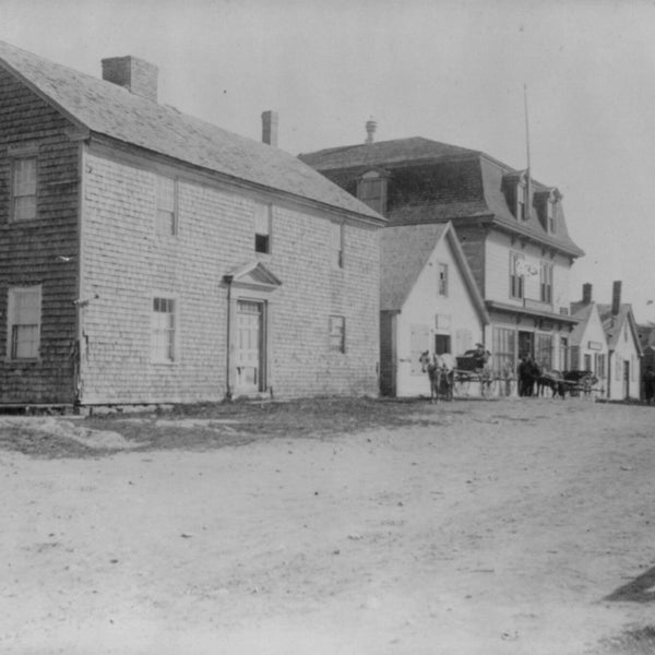 c.1885 Main Street, Deer Isle, Maine - Matted Photograph (8x10)