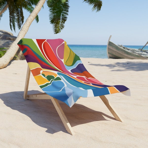 beach towel, quick dry microfiber beach towel, travel towel, printed towel