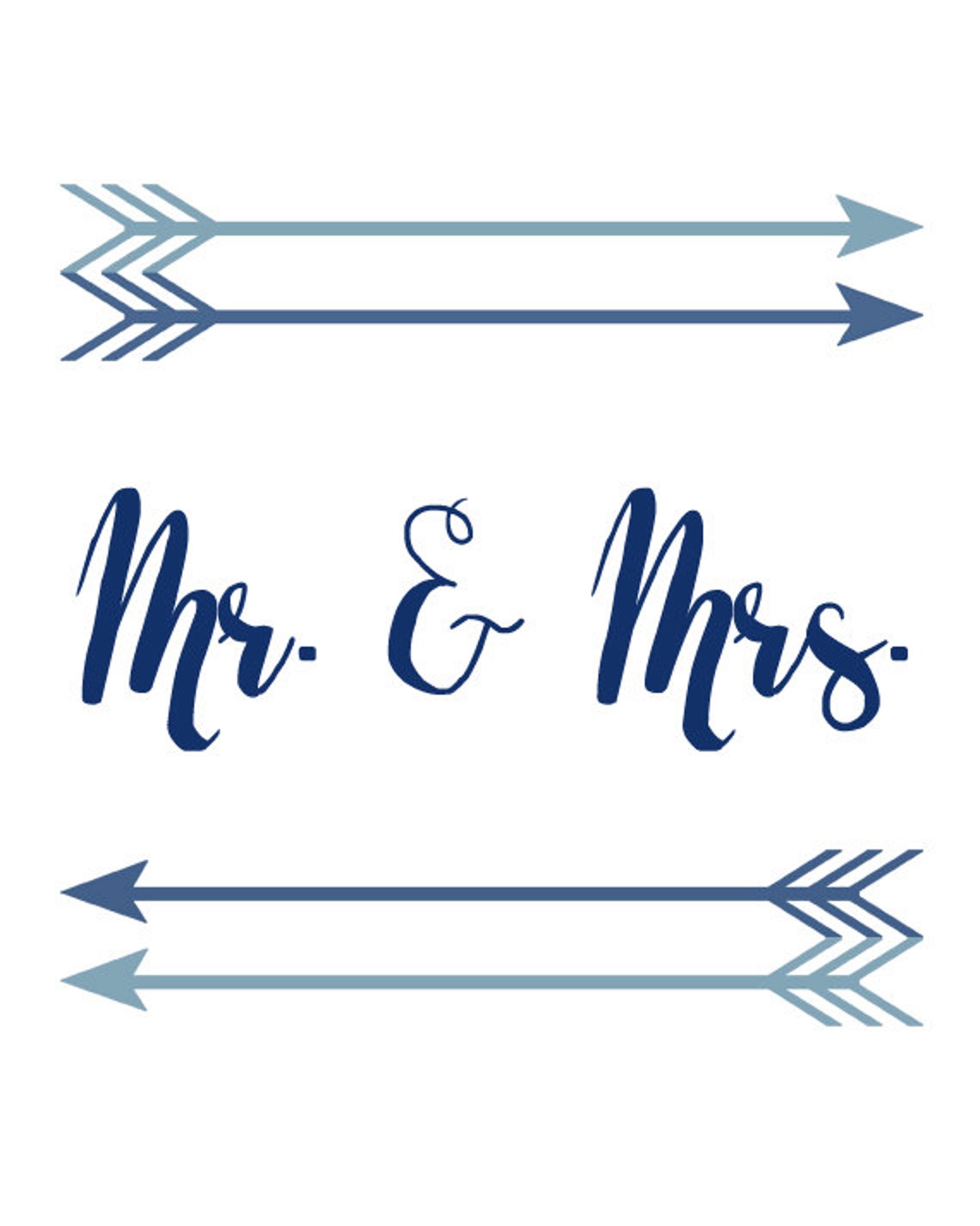Mr and Mrs, Printable Art, Mr and Mrs Sign, Typography Print, Printable ...