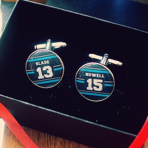 Exeter Chiefs Rugby Cufflinks. Personalised gift for rugby fan. Christmas present for men. Premiership Rugby Tie Clip. Pocket Watch