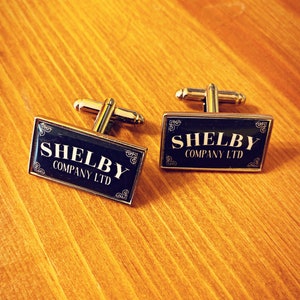 Peaky Blinders inspired cufflinks. Shelby Brothers Limited. By Order of the Peaky Blinders. Groomsmen gifts.  Groom. Wedding cufflinks.