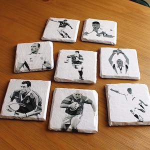 Six Nations Rugby Gift Coasters. Home Bar. Beer Mats. England Rugby. Wales Rugby. Ireland Rugby. Scotland Rugby. British and Irish Lions.