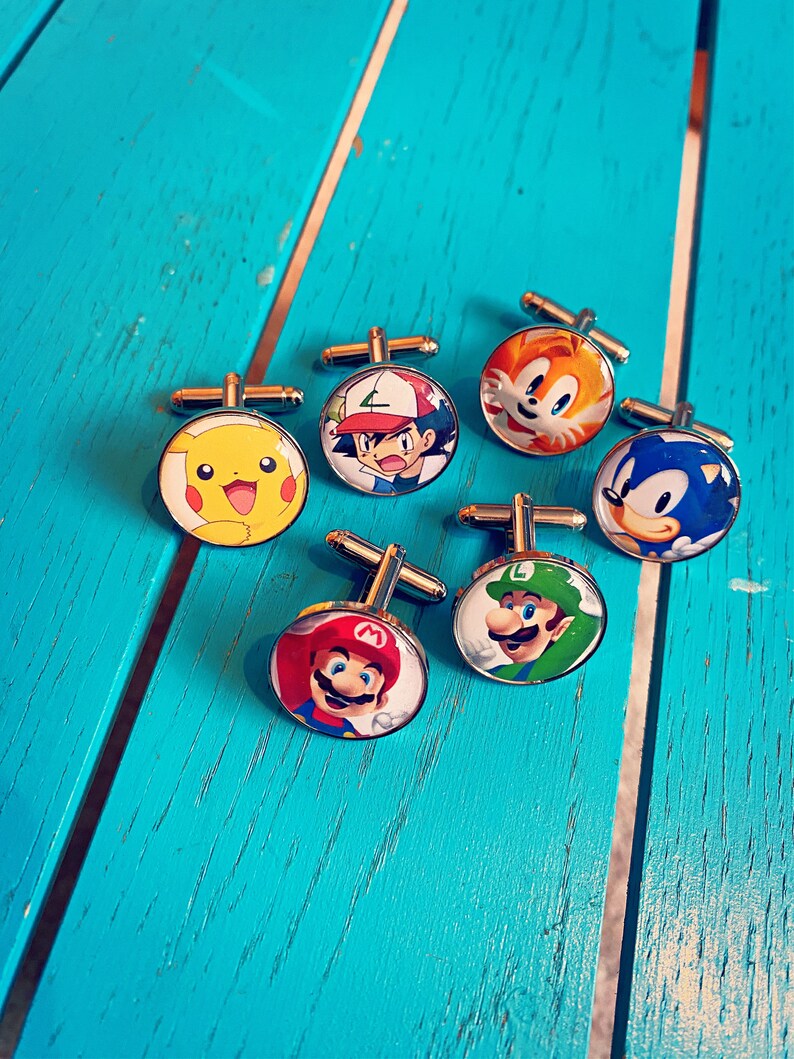 Retro Video Game Cufflinks. Old School Gamer Gift. RPG Gaming. Etsy