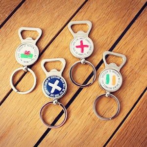 Rugby Anthem Bottle Openers! Swing Low Sweet Chariot. Ireland’s Call. Bread of Heaven. O Flower of Scotland. Rugby gift!