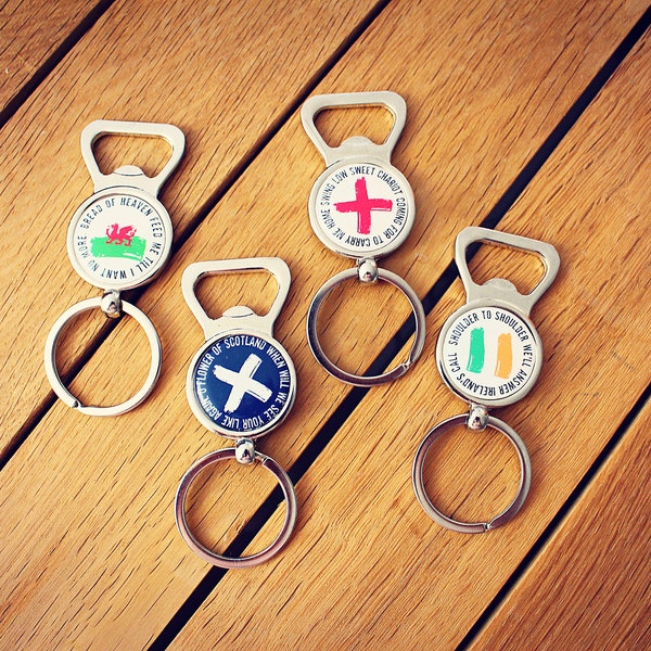 Rugby Anthem Bottle Openers! Swing Low Sweet Chariot. Ireland’s Call. Bread of Heaven. O Flower of Scotland. Rugby gift!