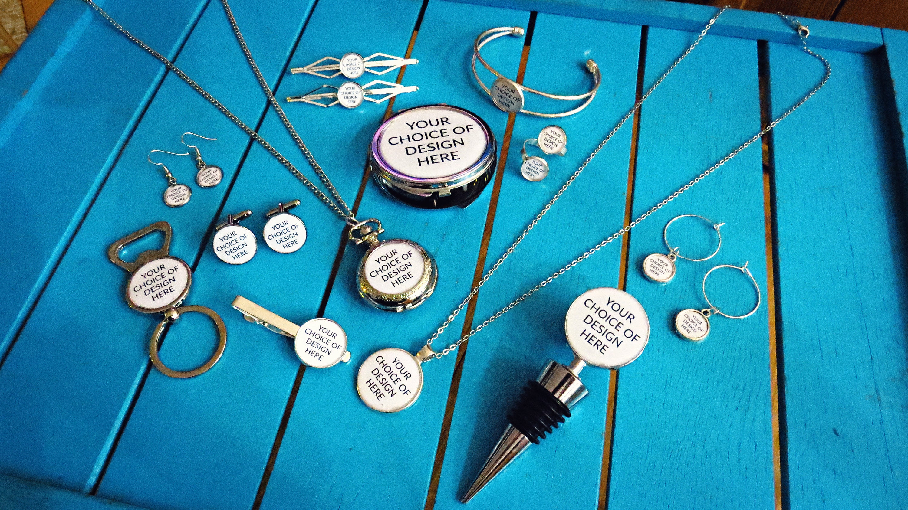 Indische Flagge Manschettenknöpfe - 18mm Legierung Mit Glas Für Herren