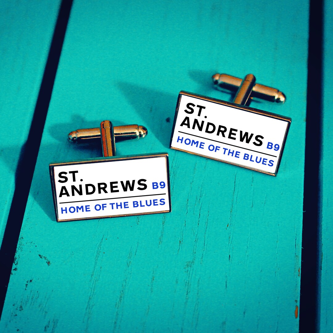Birmingham City Football Stadium Cufflinks. St Andrews Etsy