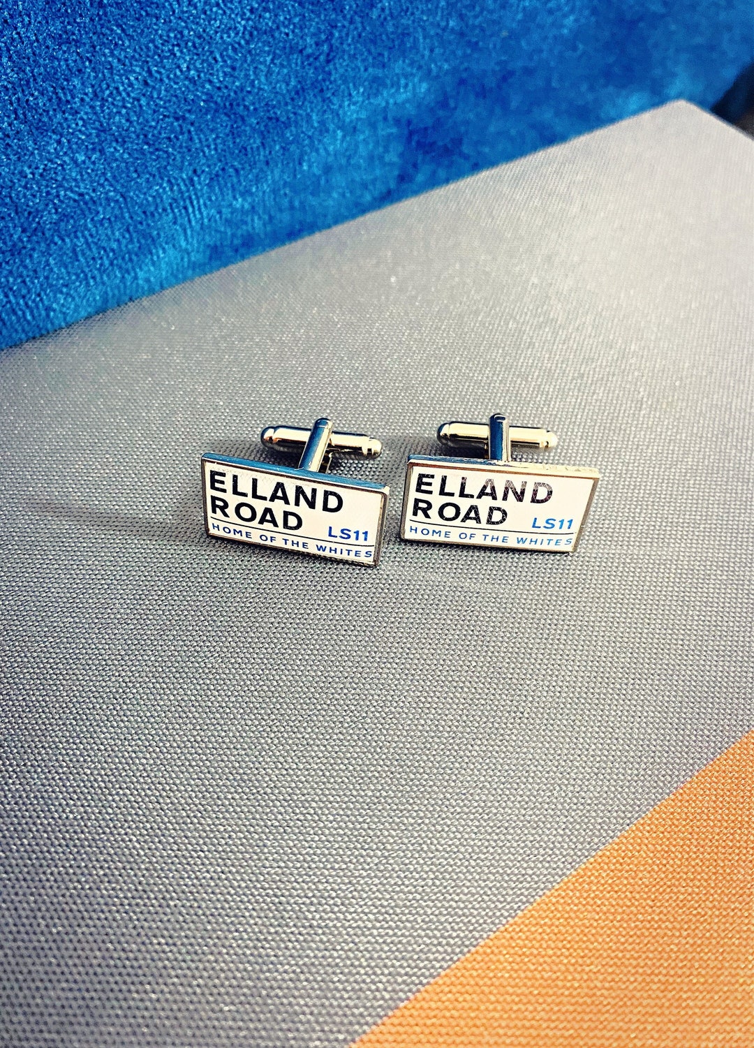 Leeds United Football Stadium Cufflinks. Elland Road Stadium. Etsy