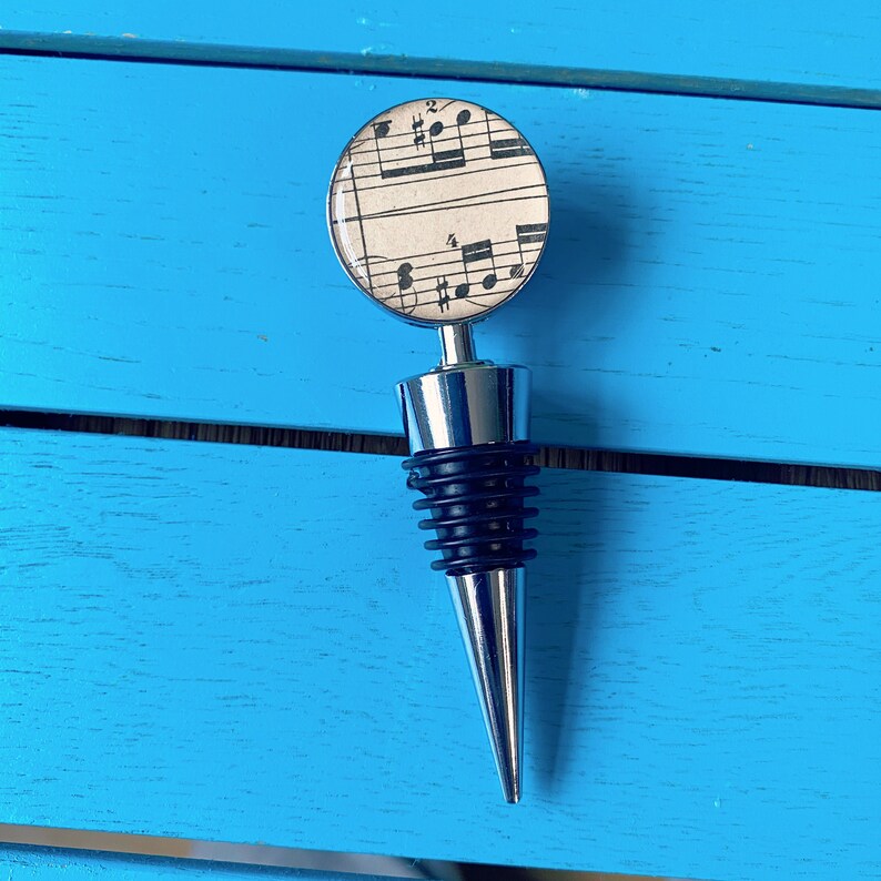 Sheet Music Bottle Stopper. Music Score Gift. Vintage Musical Etsy