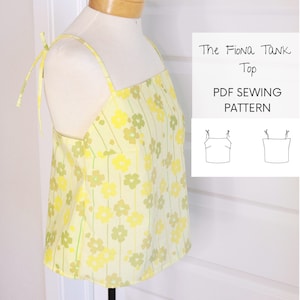 Woman's PDF Tank Top Sewing Pattern