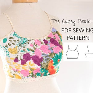 The Casey Bralette PDF Sewing Pattern