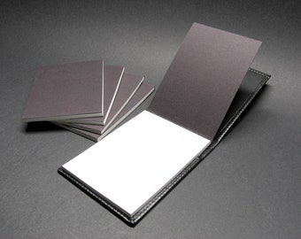 Leather Pocket Notebook holder, planner, organizer with 4x refills, Pocket Notebook, Mini Notebook, Mini planner, Mini organizer