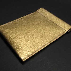 Pochette souple en cuir, pochette pour pièces de monnaie, étui pour capsules d'air, pochette à pression, portefeuille shopping, pochette pour écouteurs, porte-cartes, mini portefeuille, porte-clés de poche