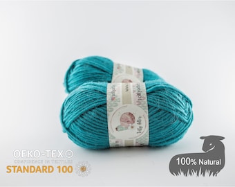 Wool Yarn *136* Sheep farm yarn ,Soft Wool Yarn,Sheep Yarn, Wool yarn , 100 % Wool Yarn, Warm Winter Yarn, Aran Worsted Wool