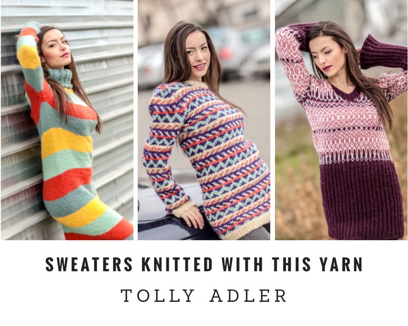 Wool yarn for chunky knitting 100 g