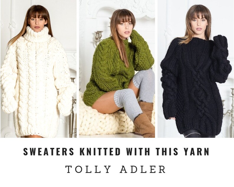 Wool yarn for chunky knitting 100 g