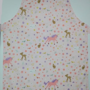 Apron for kid / animals of the forest / Unicorn , apron, kids apron, kitchen apron, kids kitchen apron