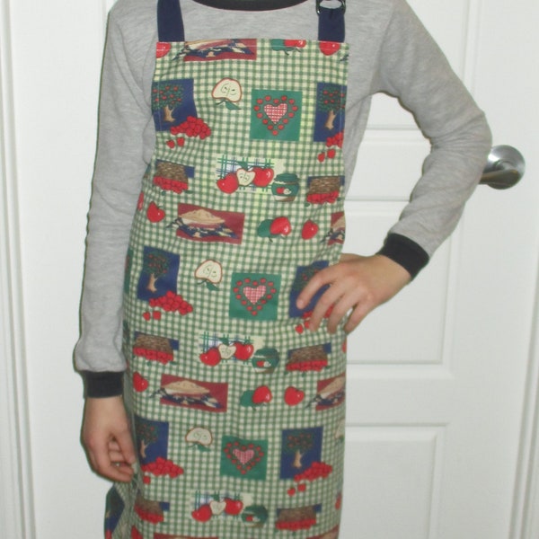 kitchen apron / Apron / Kitchen apron / Teenager apron / Adult kitchen apron / Apples