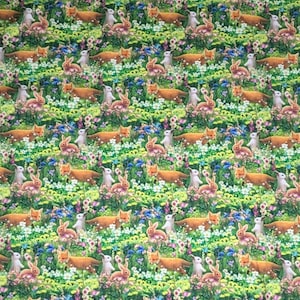 Apron for kid / animals of the forest , apron, kids apron, kitchen apron, kids kitchen apron
