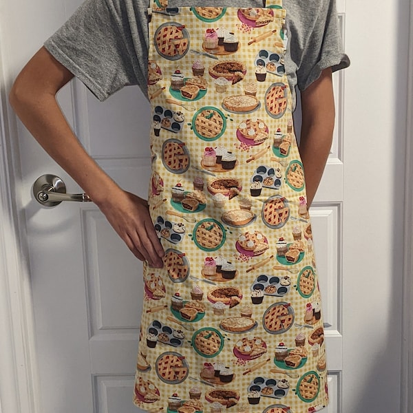 kitchen apron / Apron / Kitchen apron / Teenager apron / Adult kitchen apron / Pie / Pastry