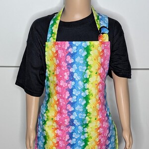 Apron for kid / Butterfly /  rainbow / Apron / Kids apron / Kitchen apron / Kids Kitchen apron