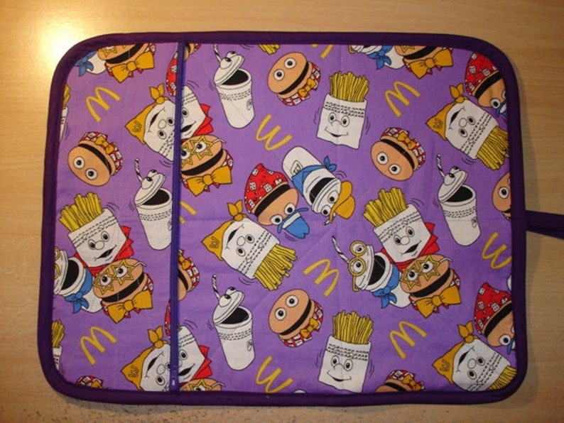 Doily / Placemat for Lunchbox Utensils Pocket Zip / Mcdonald / Etsy