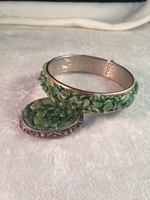 Silver Green Stone インレイ デミ スプーン