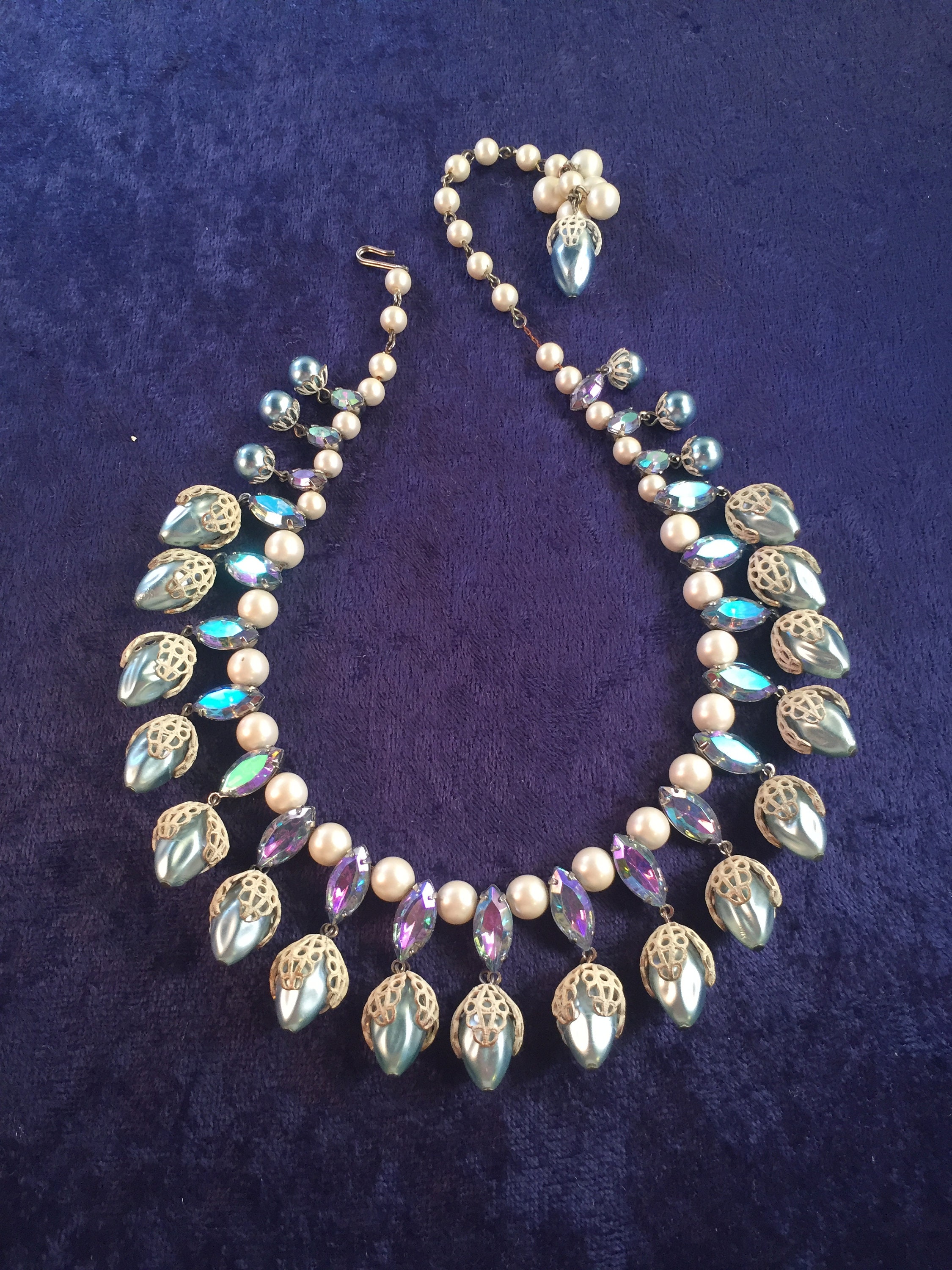 RARE 1960s Hollywood-owned GORGEOUS Hobé Parure necklace - Etsy