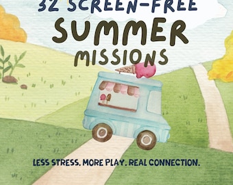 32 Bildschirmfreie Sommer Missionen für Kinder 0-5
