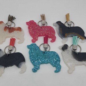 Australian Shepherd Custom Keychain