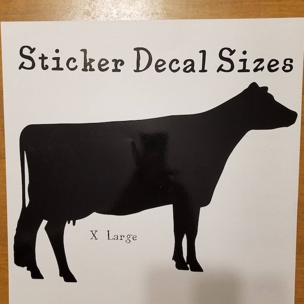 Dairy Cow Decal/Sticker
