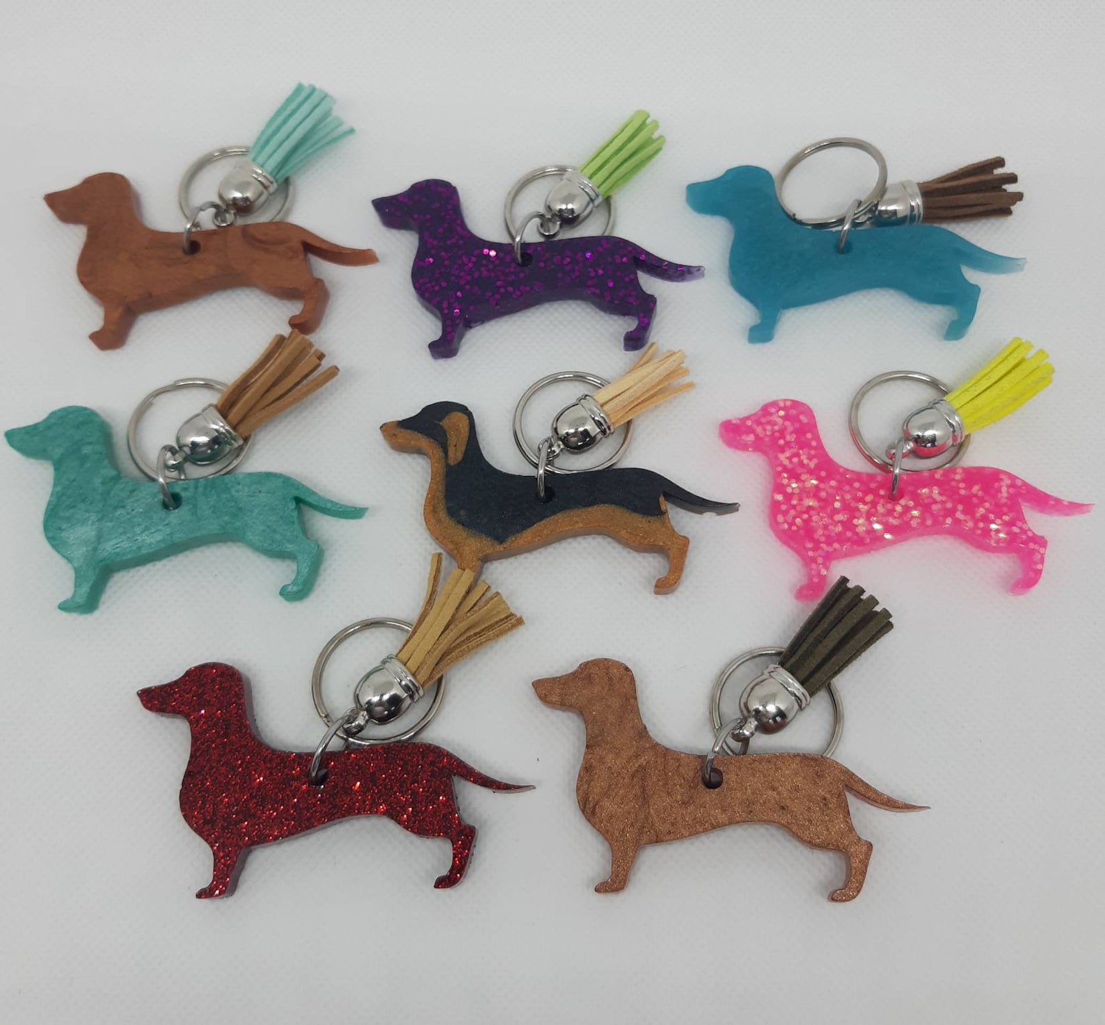 Dachshund Custom Keychain - Etsy