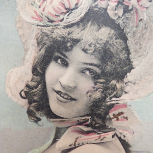 3 Antique postcards French can can 1900s - antique postcard - old postcard - collectables - cabaret - Beryls - cancan - Folies Berères