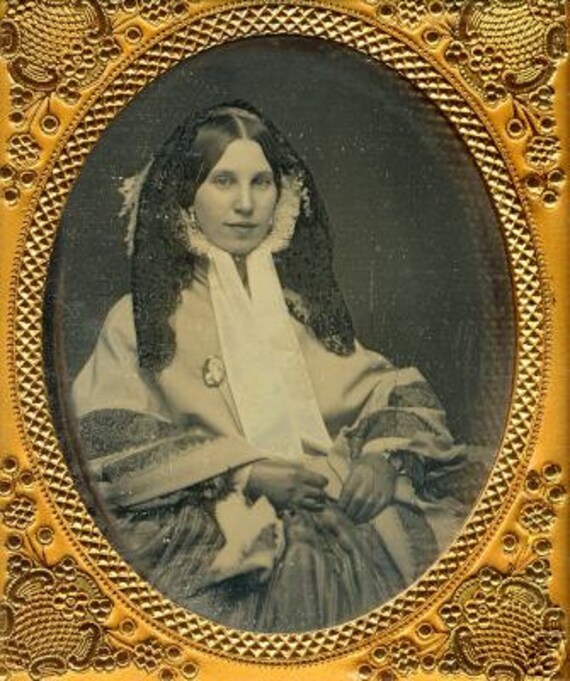 Original Victorian Bonnet Veil 