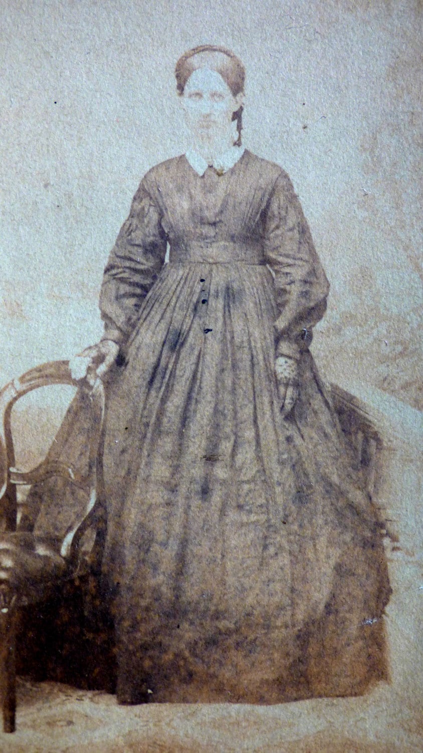 CDV original victorian portrait. 1860s
