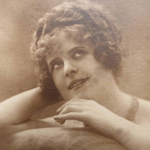 5 tarjetas antiguas de la década de 1920: postales francesas antiguas de belleza eduardiana, postales antiguas, álbumes de recortes, efímeras, tarjetas vintage, artículos coleccionables