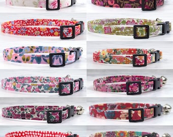 Lucky Dip Cat Collar, Cat Collar, Mystery Selection, Kitten Collar, Kitty Collar, Fabric Cat Collar, Breakaway Cat Collar, Collar and Bell