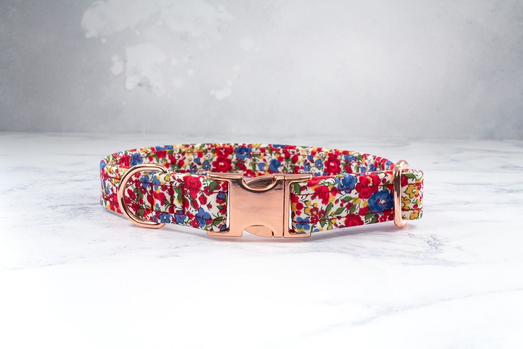 Liberty Dog Collar Liberty Collar Dog Collar Rose Gold Etsy