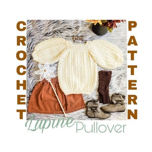 Crochet Pullover Pattern, sweater crochet pattern, jumper crochet pattern, kids crochet pattern, crochet pattern spring, crochet pattern kid image 1