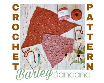 Barley Bandana Häkelanleitung: Sommerliches Haarhalstuch (Digitaler Download)