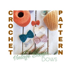 Crochet Bow Pattern, crochet spring pattern, baby bow pattern, kids crochet pattern, hairbow pattern, easter pattern, gift pattern