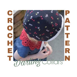 Crochet Peter Pan Collar Pattern, Crochet Collars Pattern, Crochet Faux Collar Pattern, Collars Pattern, Faux Collar Pattern, Crochet Collar