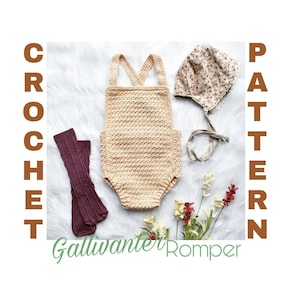 Crochet Pattern Romper, Crochet Romper Pattern, Crochet Bodysuit Pattern, Crochet One Piece Pattern, Romper Crochet Pattern, Crochet Clothes